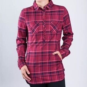 Chlorophylle Calla plaid tunic